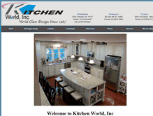 Tablet Screenshot of kitchen-worldinc.com